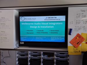Screen Installation | Education Preston PC Audio Visual Melbourne