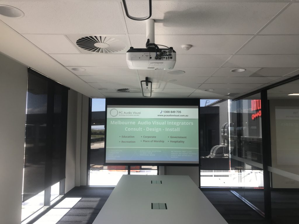 Boardroom Projector Installation | Epping PC Audio Visual Melbourne