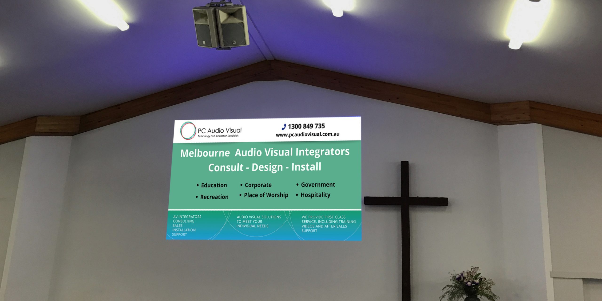Church Projector Upgrade | Religion Ringwood PC Audio Visual Melbourne