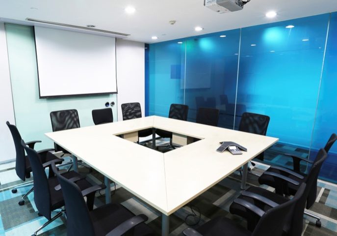 Projector Screen Installation | Meeting Room PC Audio Visual Melbourne 1